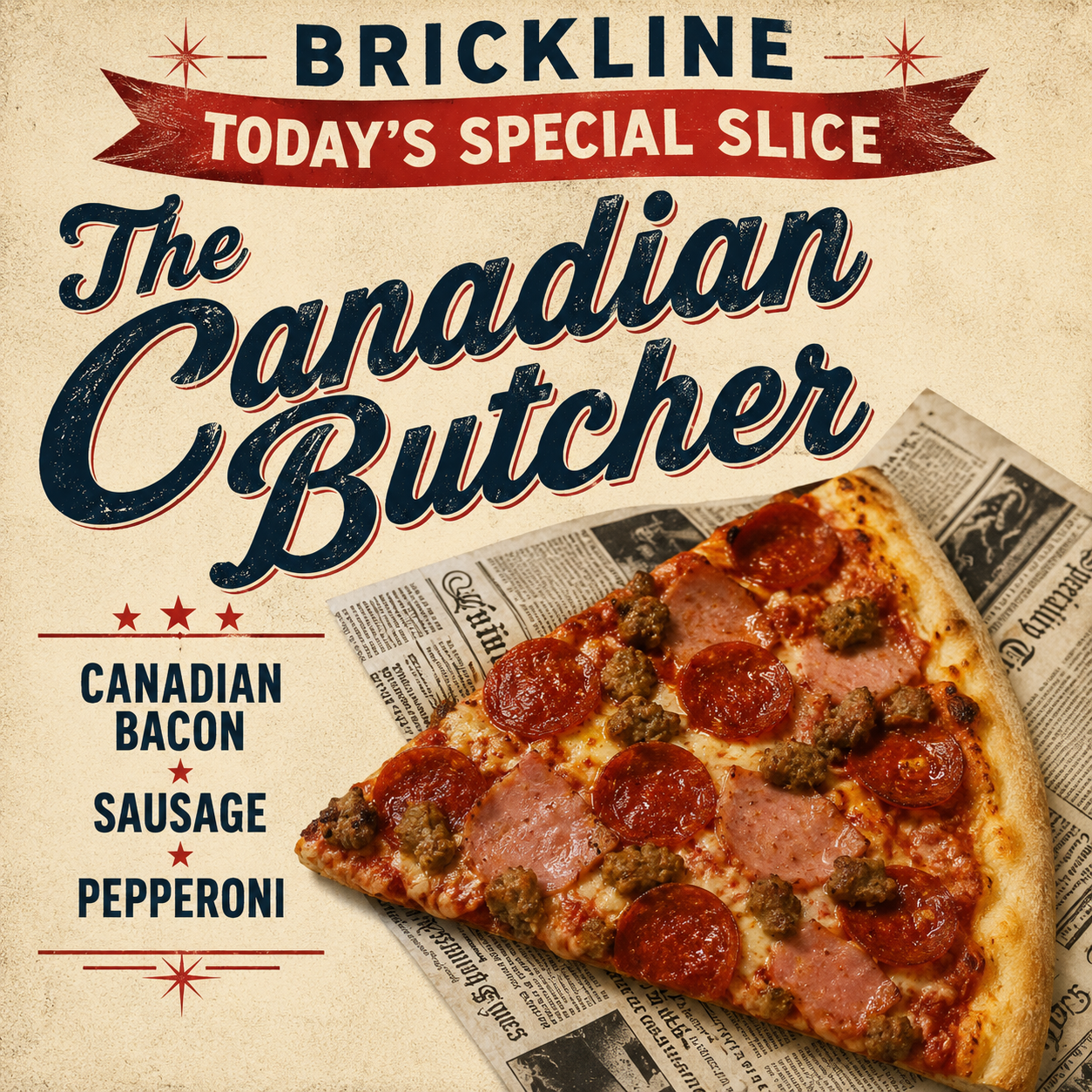 The Canadian Butcher - Pizza Pie