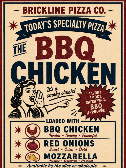 The BBQ Chicken - Pizza Pie
